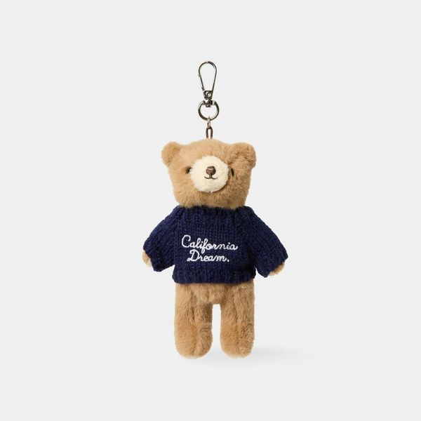 Móc khóa phụ kiện quà tặng Steve Fluffy Bear Keyring_WHAWF4921A