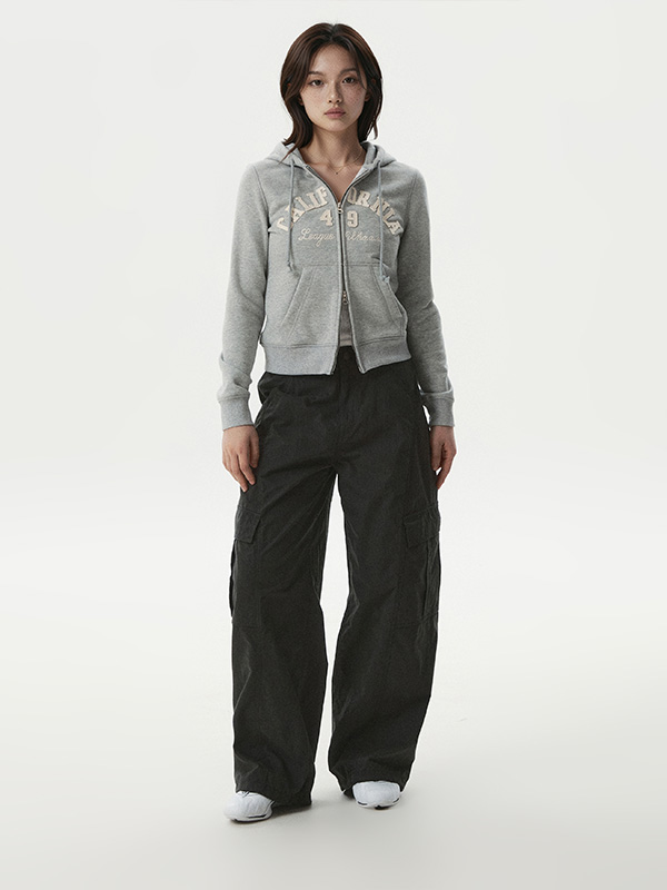 WHOAU Quần nữ Wide Cargo Pants(F)_WHTAG2313F