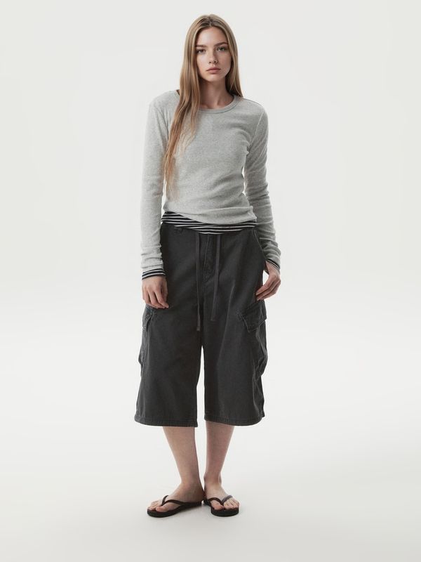 WHOAU Quần nữ Bermuda Cargo Pants(F)_WHTHGB741F