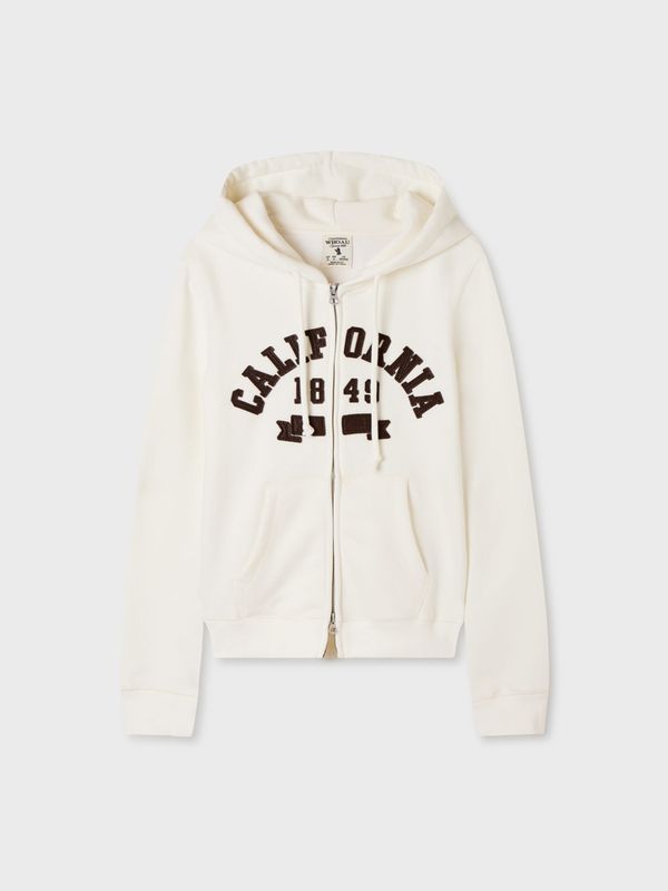 Signature Slim-fit Patch Hood Zip-up(F)