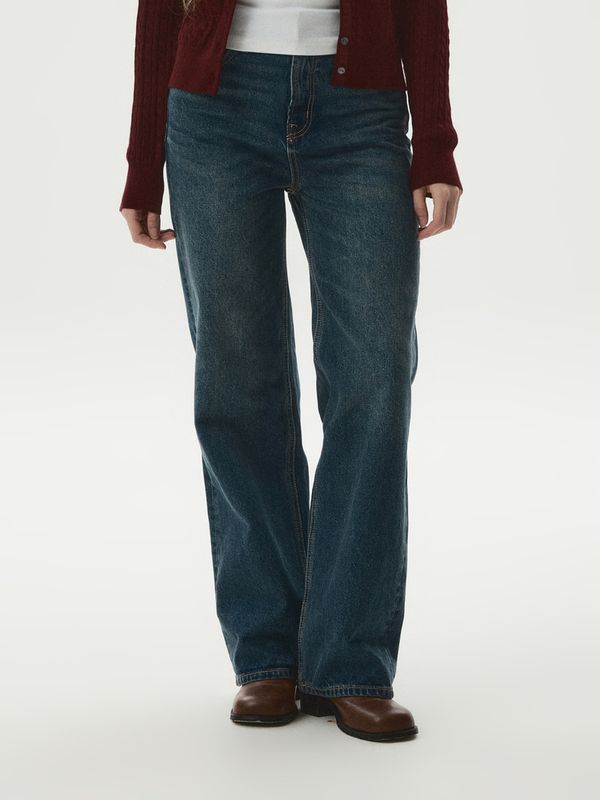 WHOAU Quần dài nữ Semi Wide Denim(F)_WHTJG4912B