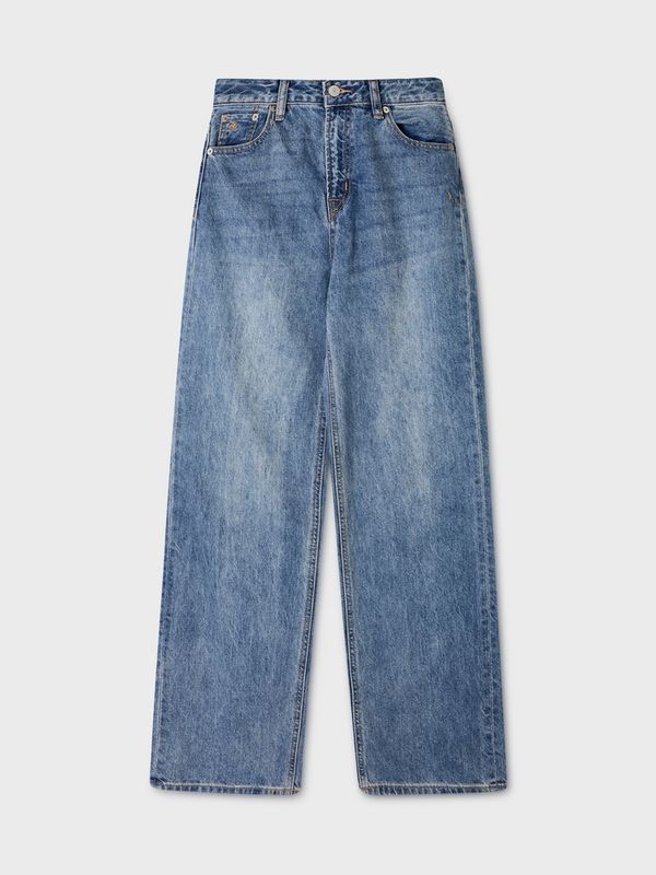 WHOAU Quần dài nữ Semi Wide Denim(F)_WHTJG4912B