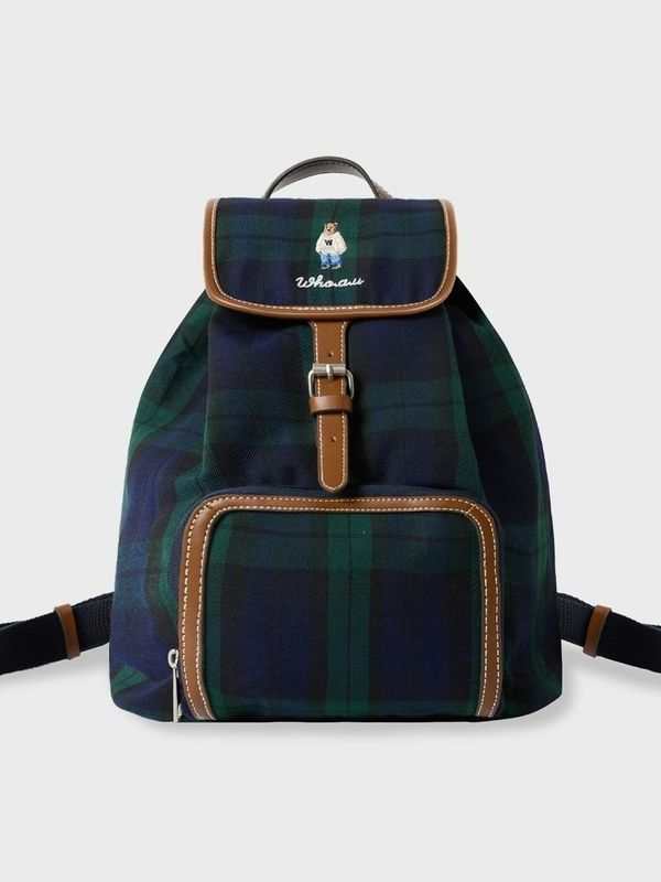 WHOAU Balo nữ Canvas Pocket Backpack_WHBGF3851A