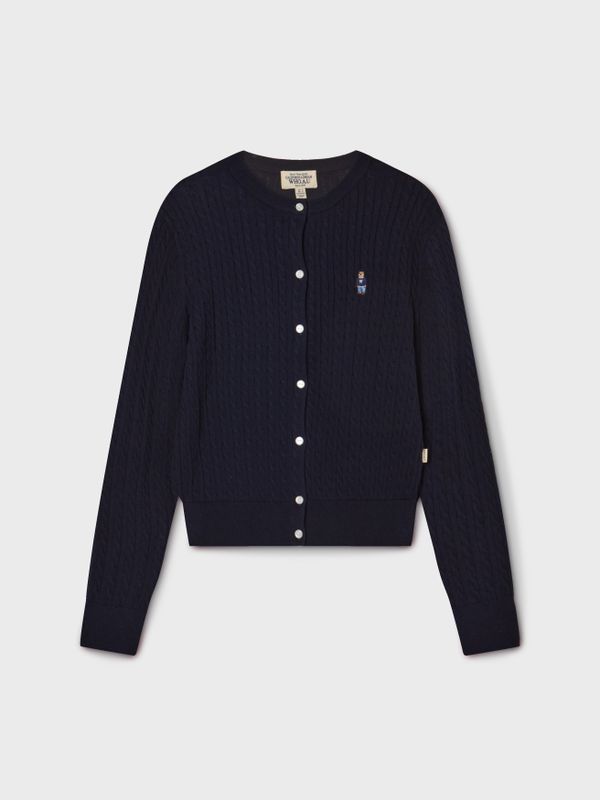 Steve High Gauge Cotton Cable Cardigan
