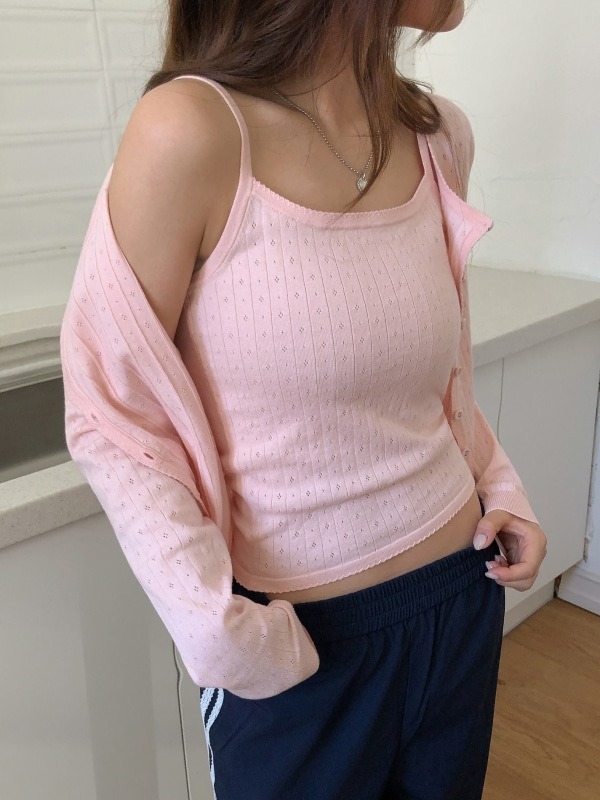 WHOAU Áo len Punching Skashi Vest (Set-up)_WHKVG2441F