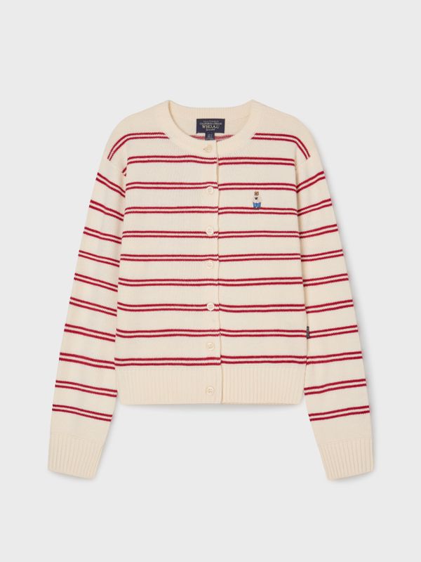 WHOAU Áo len nữ Steve R-neck Cardigan_WHCKG1111F