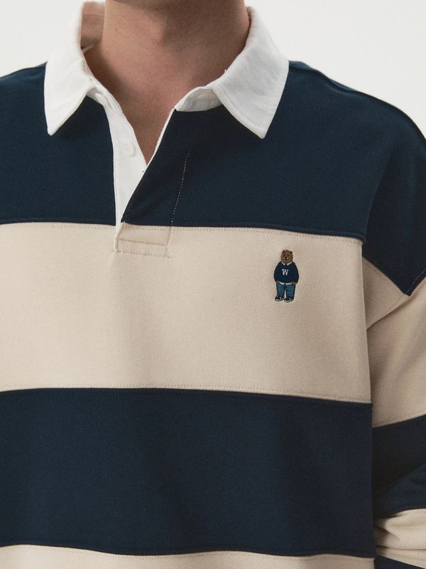 WHOAU Áo nỉ Steve Rugby Sweatshirt