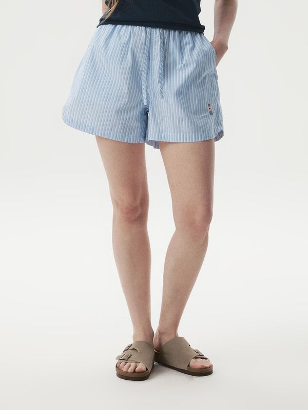 WHOAU Quần nữ Steve Stripe Shorts(Set-up)_WHTHG2511F