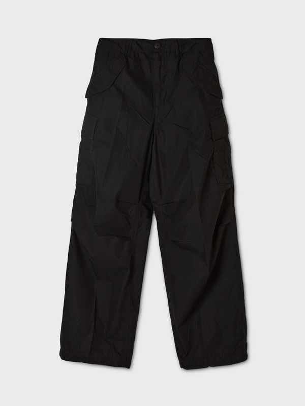 WHOAU Quần unisex Wide Cotton Nylon Cargo Pants (U)_WHTAGB811U