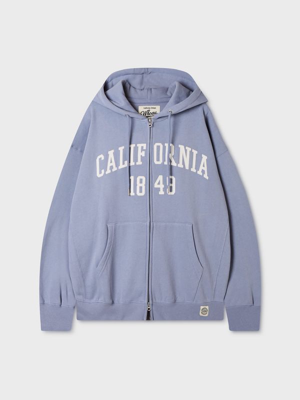 WHOAU Áo nỉ Signature Patch Hood Zip-up(Brushed)_WHMZGBT11U