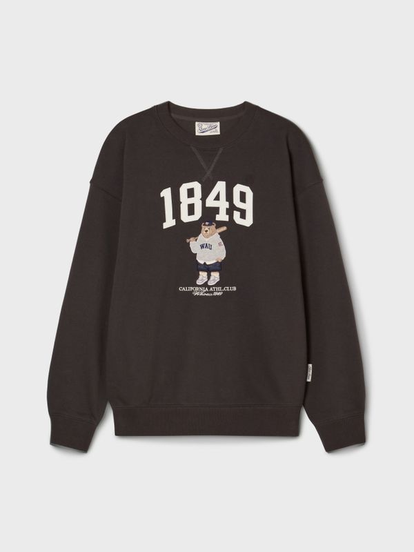 WHOAU Áo nỉ Steve Patch Sweatshirt_WHMWG2222U