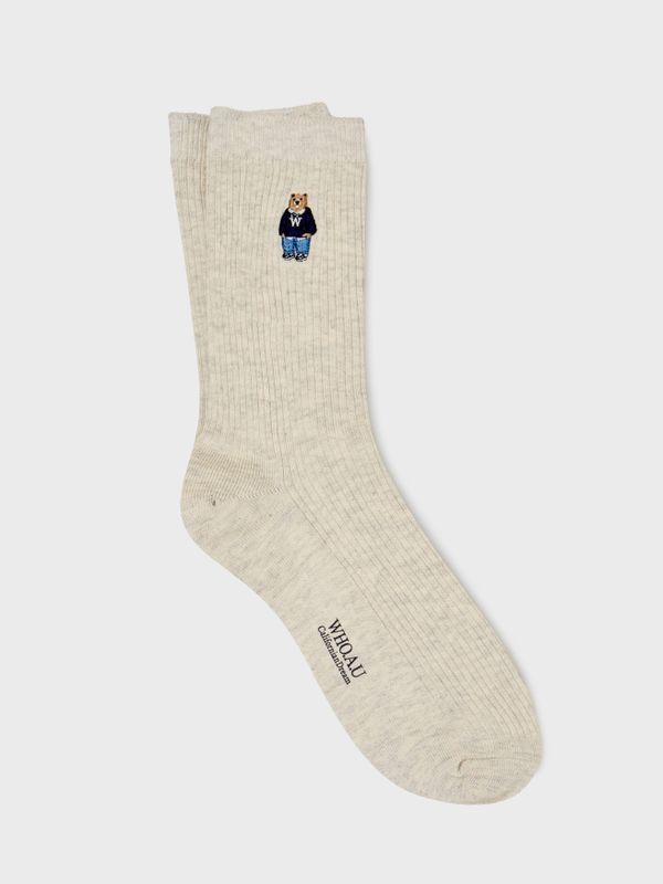 WHOAU Vớ thêu Steve Embroidery Socks_WHAYG1111A