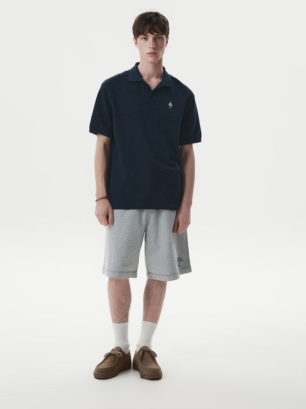 WHOAU Áo thun Steve Collar T-Shirt_WHHAG2411U