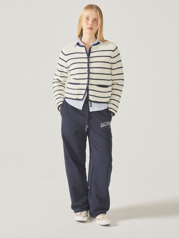 Stripe Button Outer Cardigan_WHCKF1251F