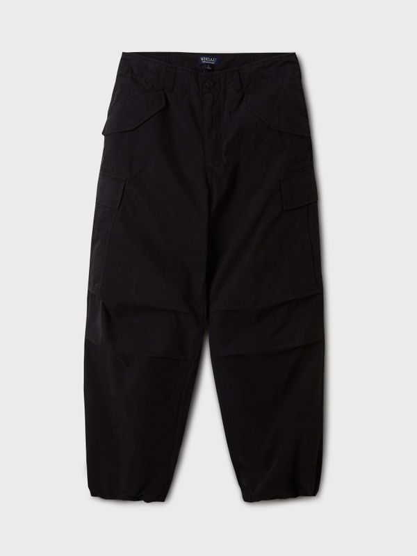 Cotton Nylon Cargo Pants(U)