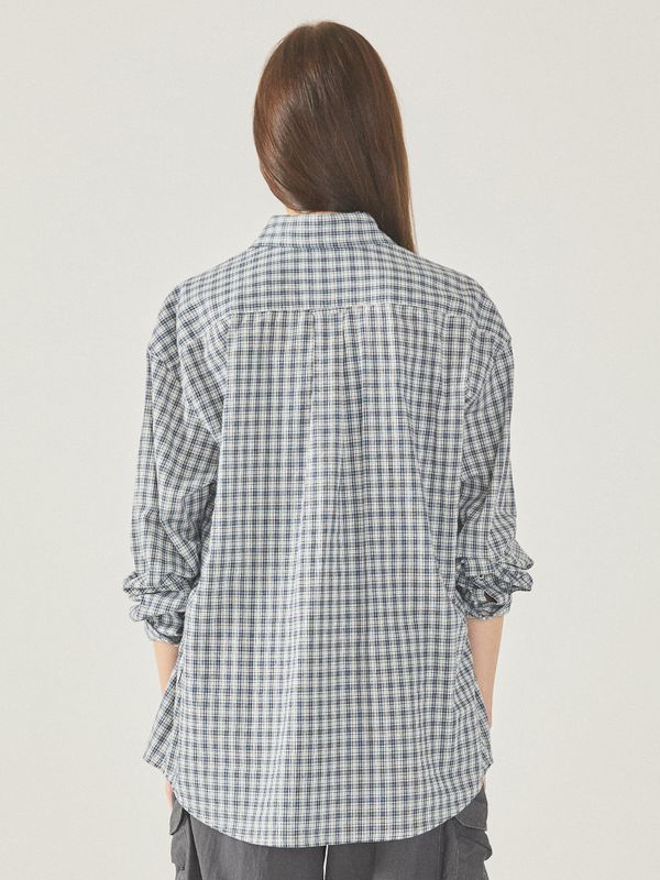 Loose-fit Check Shirts (U)_WHYCF3733U