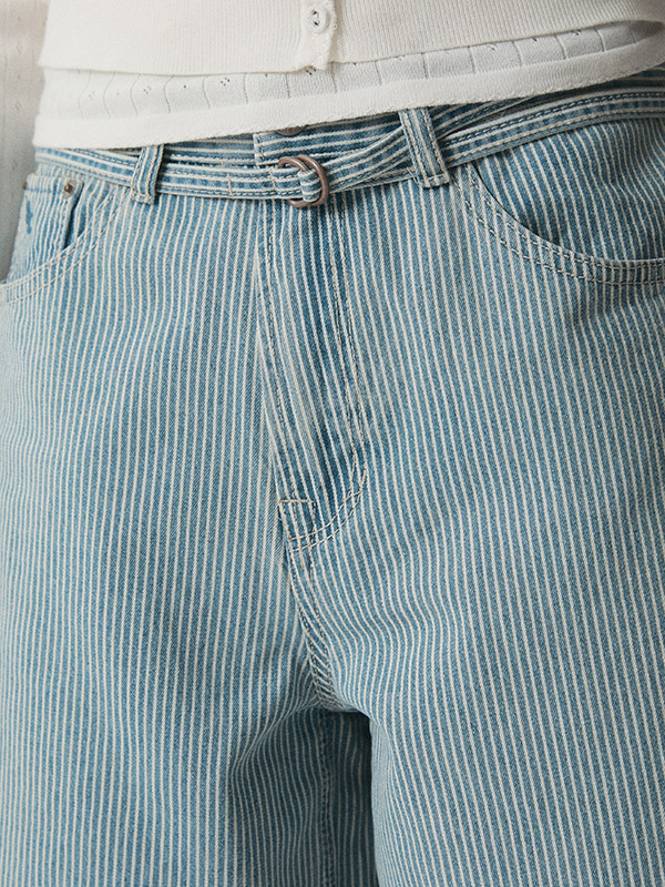 WHOAU Quần ngắn nữ Bermuda Denim Shorts(F)_WHTJG2443F