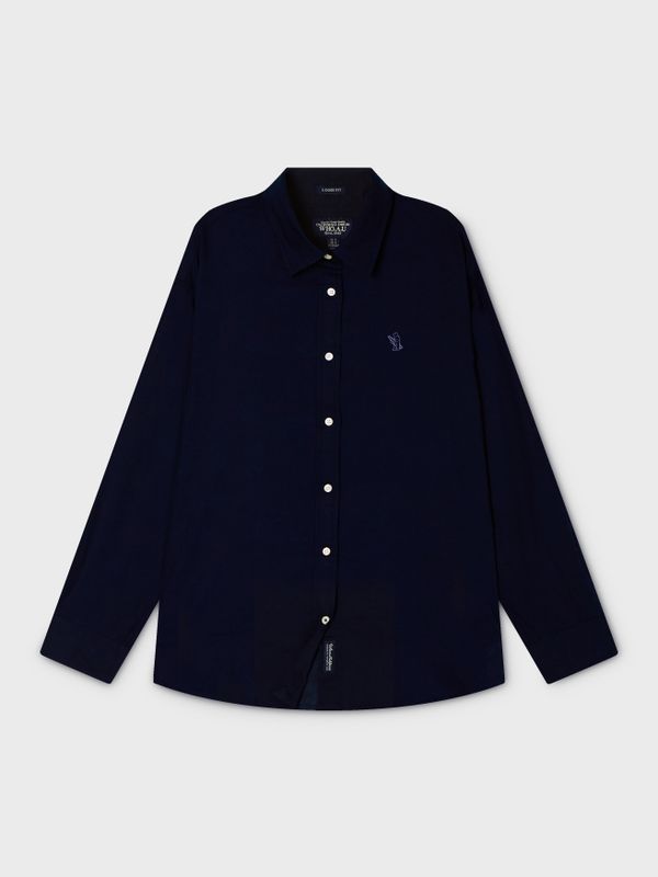 WHOAU Áo sơ mi nữ Surf Bear Linen Shirts(F)_WHYAG2542F