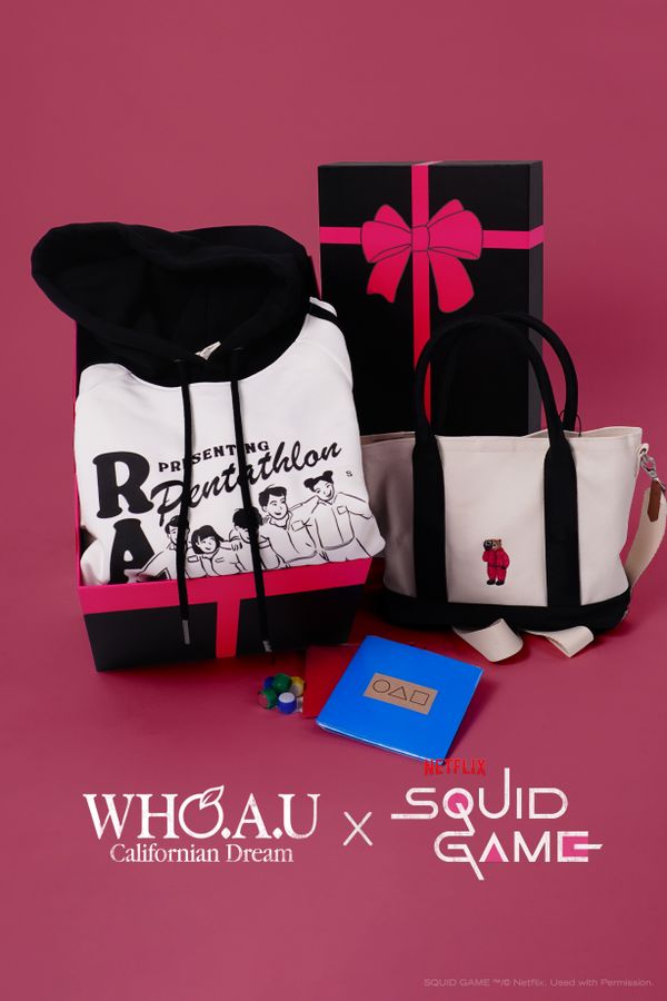 [WHO.A.U x SQUID GAME] Cartoon Dyed T-Shirt Blind Box 1