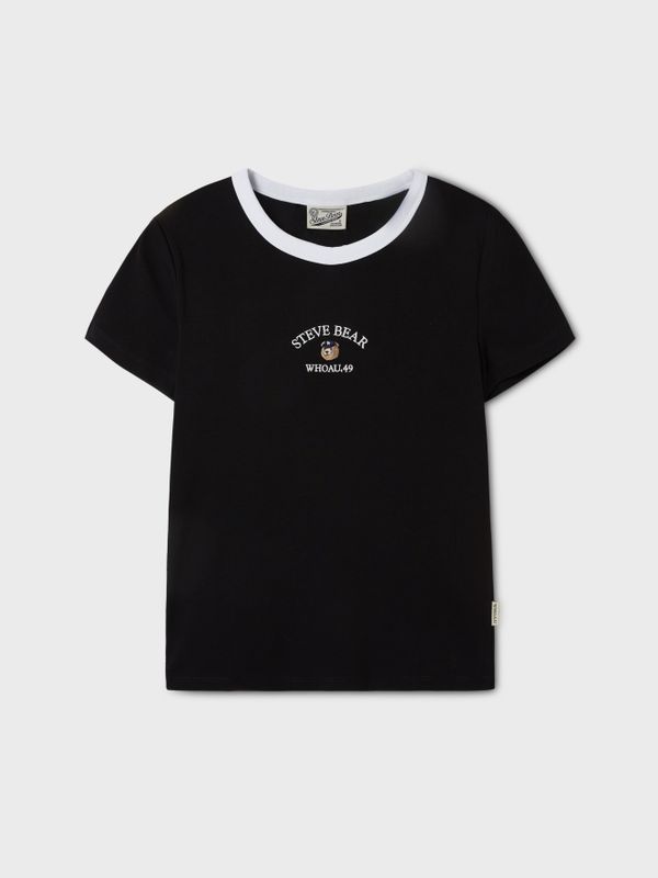 Steve Embroidery ShortSleeve T-shirt[B]_WHRAF3751F