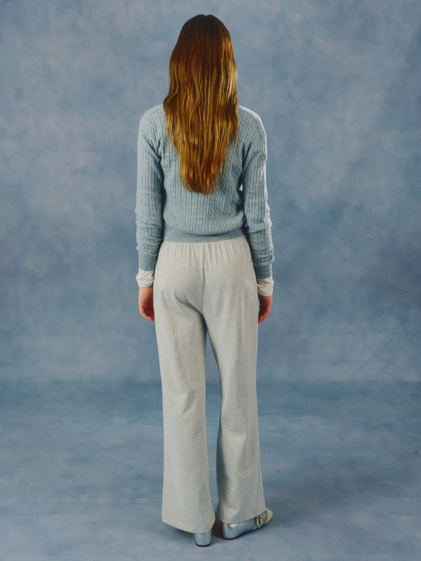 Steve High Gauge Wool Cable Cardigan
