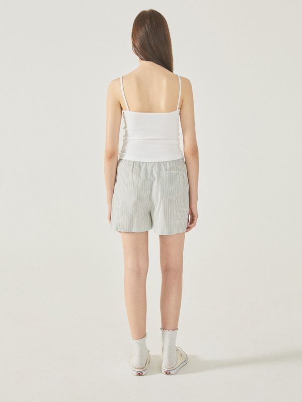 Steve Striped Cotton Shorts(Set-up)_WHTHF3701F