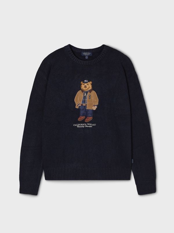 WHOAU Áo len Steve Premium Jacquard Sweater_WHKAF4T11U