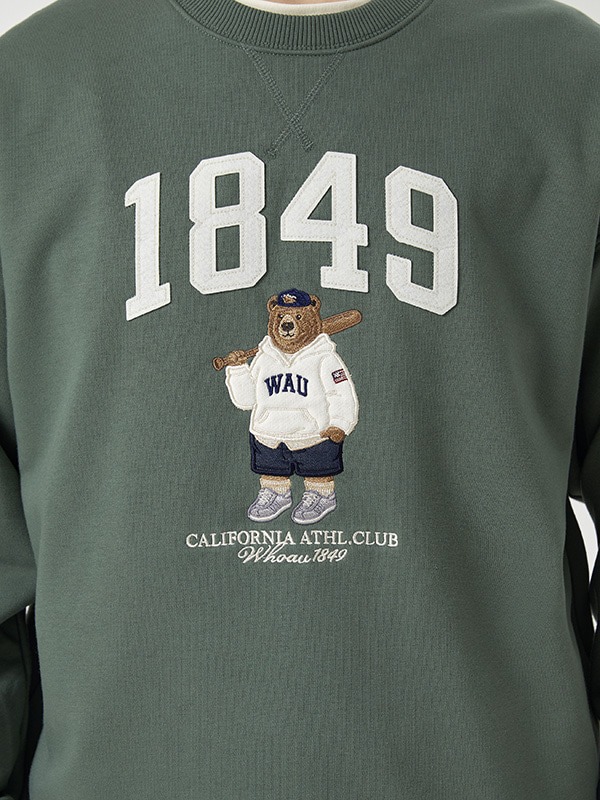 WHOAU Áo nỉ Steve Patch Sweatshirt_WHMWG2222U