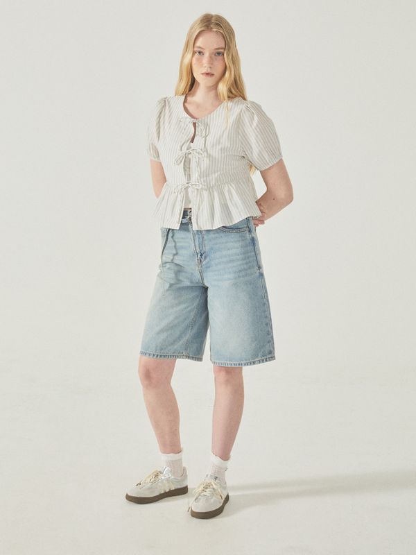 Bermuda Denim Shorts(F)_WHTJF2442F