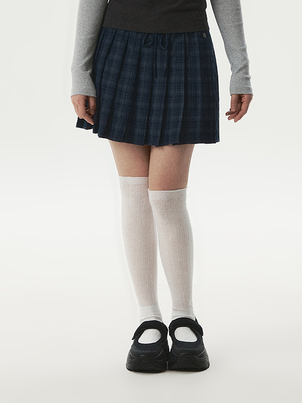 WHOAU Chân váy Spring Pleats Skirt_WHWHG2482F