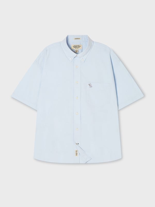 WHOAU Áo sơ mi UNISEX Surf Bear Cotton Shirts(U)_WHYWG2541U