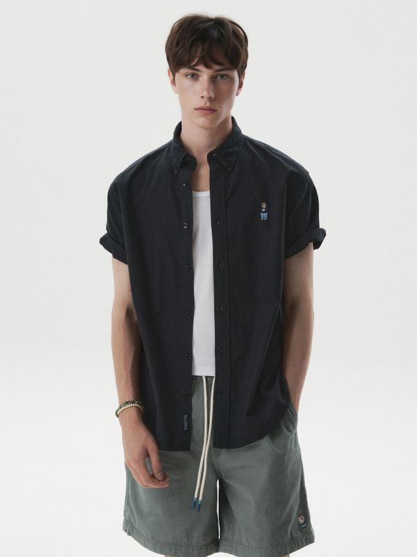 WHOAU Áo sơ mi UNISEX Steve Oxford Short Sleeve Shirts_WHYWG2511U