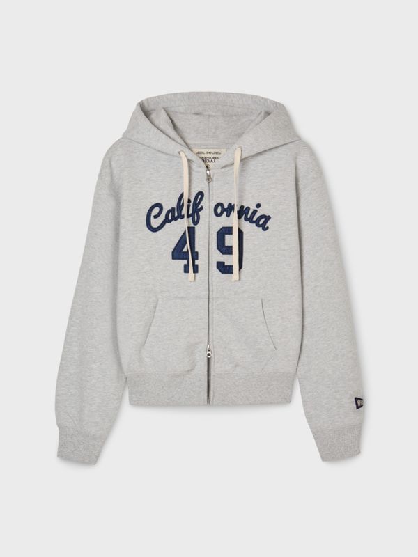 WHOAU Áo khoác nữ Patch Crop Hood Zip-up_WHMZG1111F