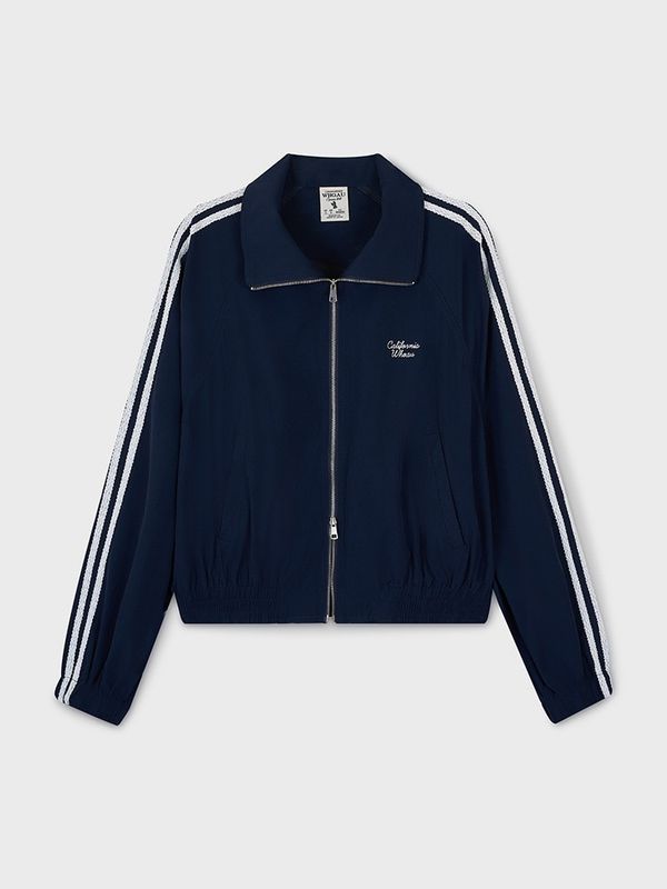 WHOAU Áo khoác nữ Eyelet Zip-up Jacket_WHJJG2364F