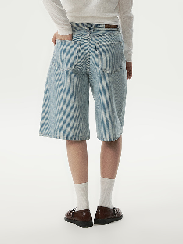 WHOAU Quần ngắn nữ Bermuda Denim Shorts(F)_WHTJG2443F