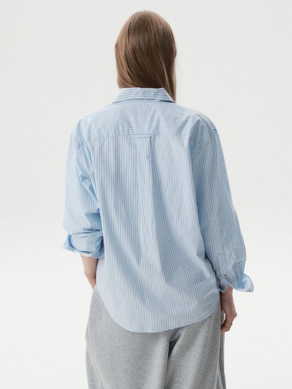 WHOAU Áo sơ mi nữ Steve loose fit shirt (F)_WHYAGB721F