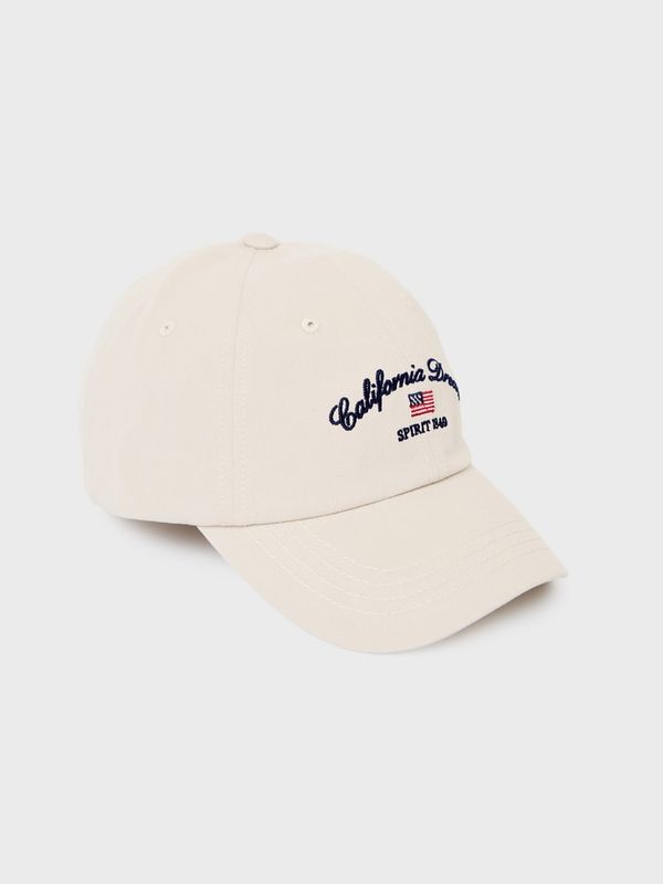 WHOAU Mũ lưỡi trai Washed Lettering Ball Cap_WHACGB913A