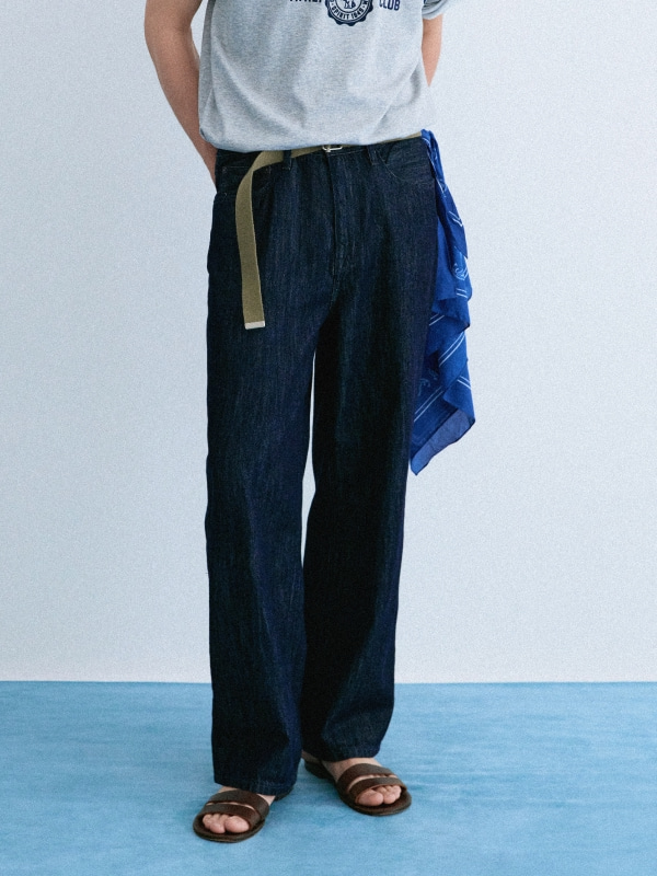 WHOAU Quần nam Lightweight Wide Denim(M)