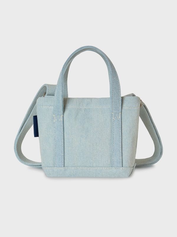 WHOAU Steve Denim Mini Tote Bag_WHBGG2323A