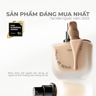 Kem nền cao cấp Javin De Seoul chai thủy tinh, cho lớp nền lì mịn, kiềm dầu - Wink Foundation