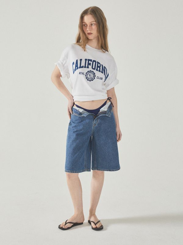 California Letter Short Sleeve T-shirt_WHRAF2321U