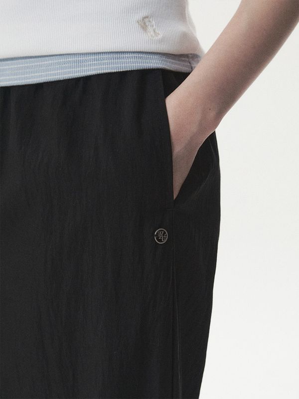 WHOAU Quần dài nữ Rayon Nylon Wide Pants(F)_WHTAG2531F