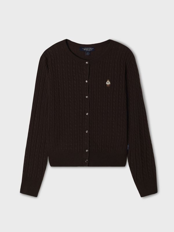 Steve High Gauge Wool Cable Cardigan_WHCKF4801F