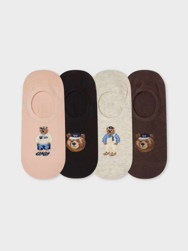 WHOAU Tất [4PACK]Steve Fake Socks_WHAYG1113A