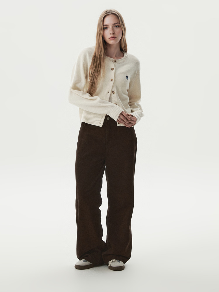 WHOAU Áo len Steve R-neck Cardigan_WHCKGB923F