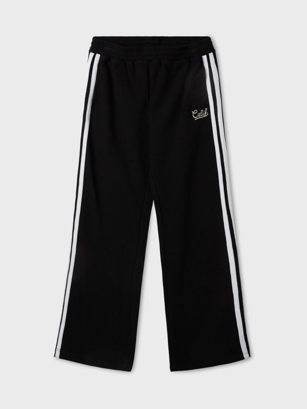 Sporty Line Waffle Wide Pants(F)_WHTMF4891F