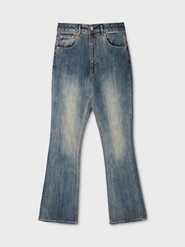 WHOAU Quần jeans nữ Slim Bootscut Denim(F)_WHTJGB811F