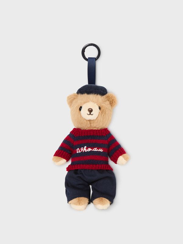 WHOAU Móc Khóa Fluffy Bear Stripe Keyring_WHAWG2411A