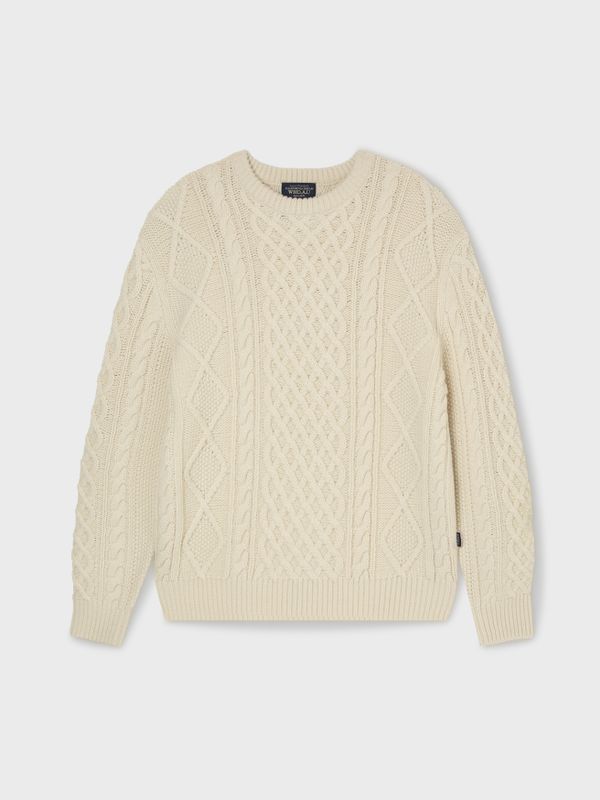 Steve Aran Cable Loose-fit Sweater(U)
