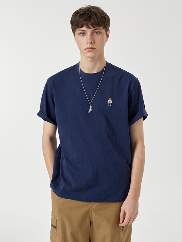 WHOAU Áo thun unisex (2PACK)Steve Solid T-shirt[B]_WHRAG2351U